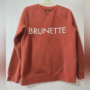 SIZE XS BRUNETTE THE LABEL SWEATSHIRT